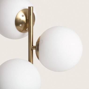 Product van TafelLamp van Metaal en Glas Moonlight Brass 3 Spots