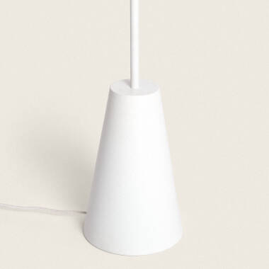 Produit de Lampadaire Raphia et Verre Erede