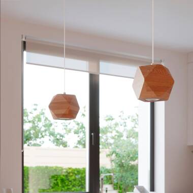 Product of Woody Wooden Pendant Lamp SOLLUX