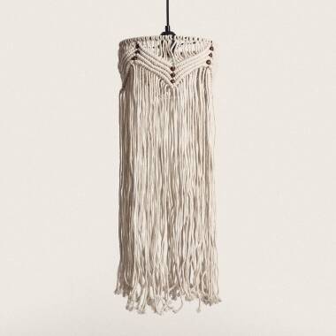 Product of Macramé Nanti Fringed Cotton Pendant Lamp 