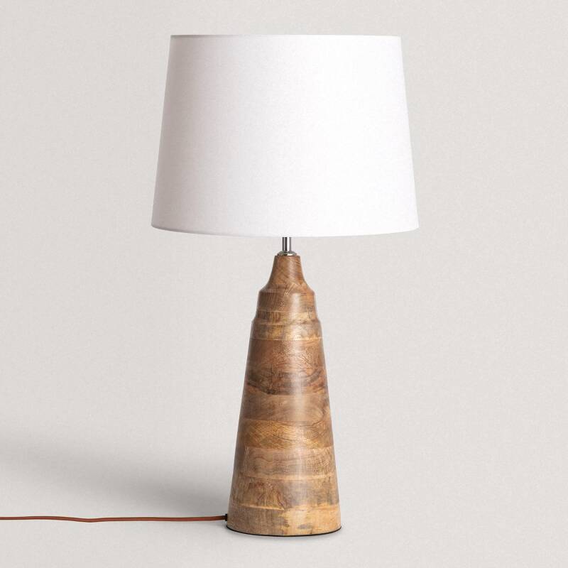 Product of Rajesh Wooden Table Lamp ILUZZIA 