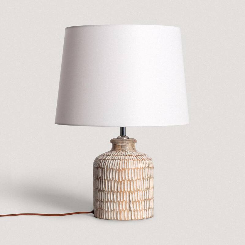 Product of Govesan Wooden Table Lamp ILUZZIA 