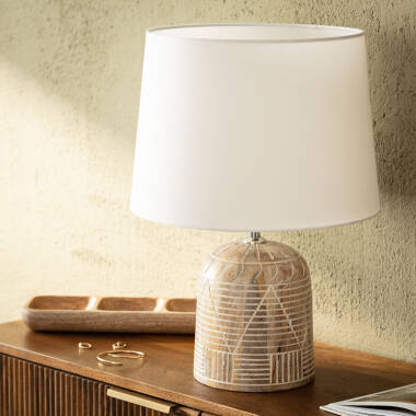 Product of Koson Wooden Table Lamp ILUZZIA 