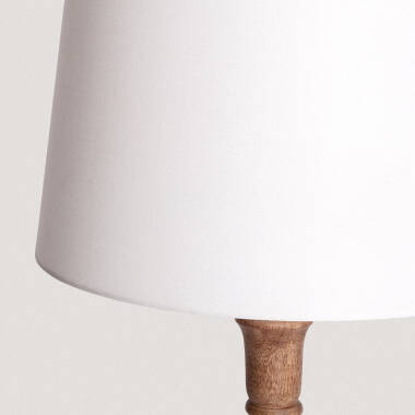 Product of Anand Wooden Table Lamp ILUZZIA 