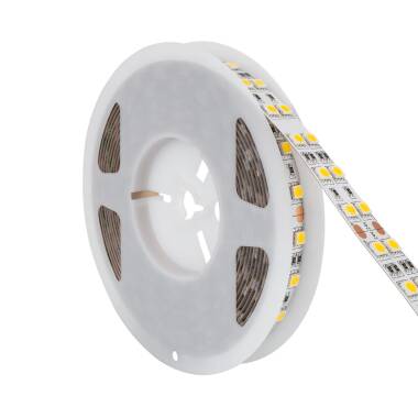 5m LED Pásek 24V DC 120LED/m Dvojitá Šířka IP20 Šířka 15mm Střih každých 10cm