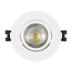 Product van De kantelbare cirkelvormige downlight ring voor LED GU10 / GU5.3 zaagmaat Ø 75 mm