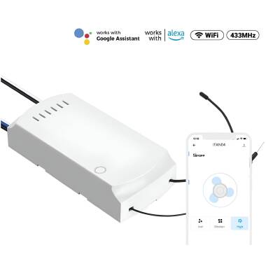 WiFi-controller voor AC-plafondventilator SONOFF iFan04-H