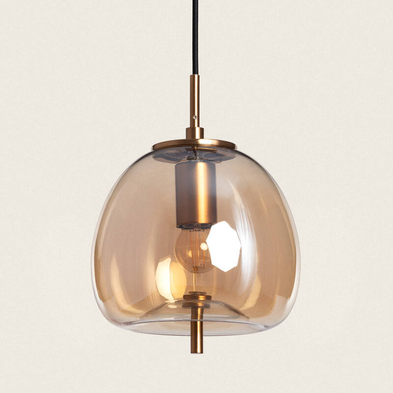 Product van Hanglamp Metaal en  Glas  Adina