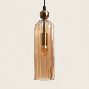 Cheryl Metal & Glass Pendant Lamp