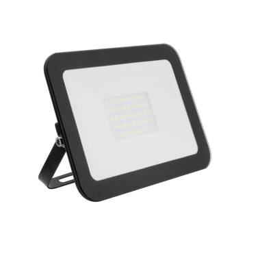 Naświetlacz LED 30W 120lm/W IP65 Slim Szklany Czarny