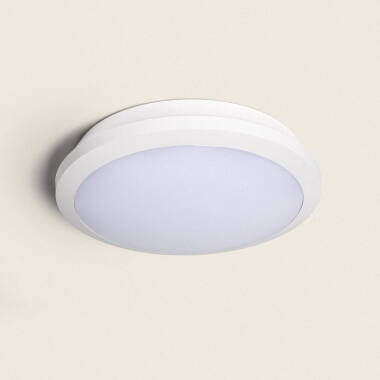 Plafonnier Extérieur LED Circulaire CCT 11-17W avec Détecteur de Mouvement Radar Ø300 mm