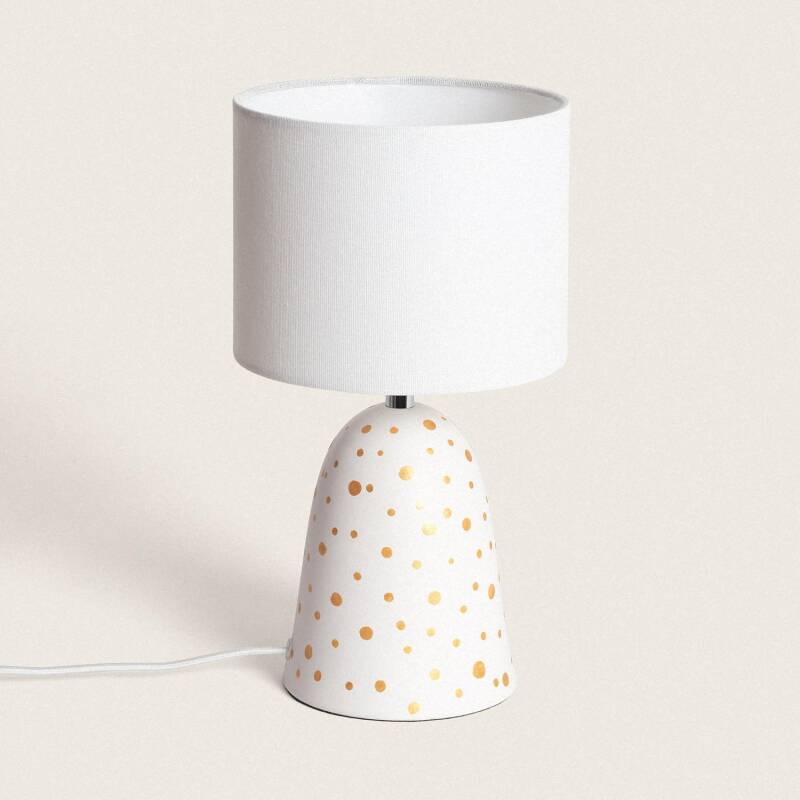 Product of Argua Ceramic & Fabric Table Lamp 