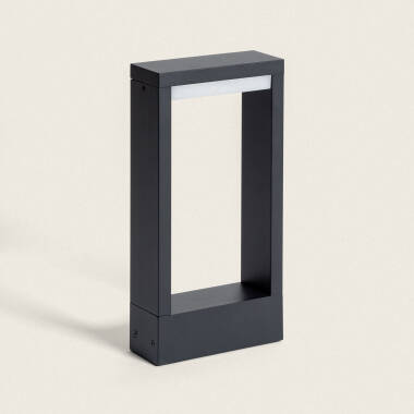 Barin 7W Aluminium Outdoor LED Bollard 30cm in Black