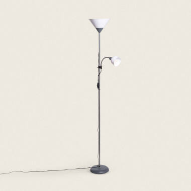 Staande Lamp Metaal met Leeslamp Ander