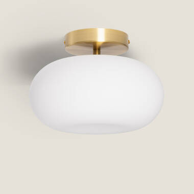 Plafond lamp LED 9W Metaal en Glas