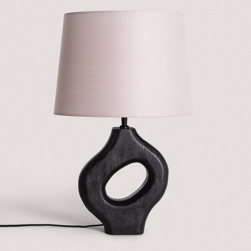 Product of Dhara Wooden Table Lamp ILUZZIA