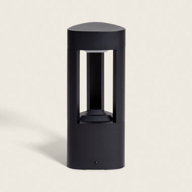 Torp 12W Aluminium Outdoor LED Bollard in Grey 30cm