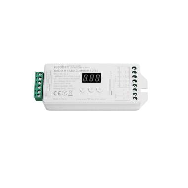 LED Controller Dimmer DL-X DALI 5 in 1 DT8 voor ledstrip Monocolor/ CCT/RGB/RGBW/RGBWW 12/24V DC MiBoxer