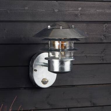 Stage Outdoor Stainless Steel Wall Lamp with PIR Sensor