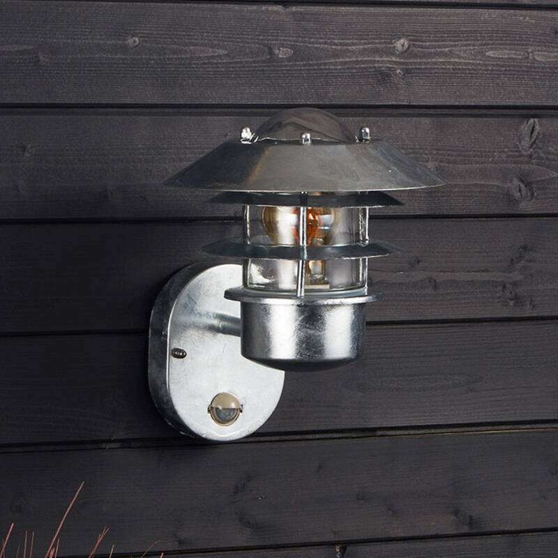 Product van Wandlamp Outdoor Gegalvaniseerd Stage met PIR-sensor