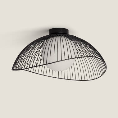 Moad Metal & Glass Ceiling Lamp