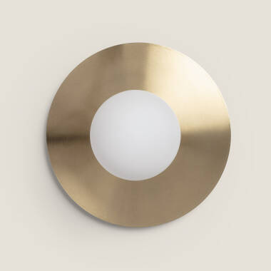 Produkt von LED-Deckenleuchte aus Metall und Glas Moonlight Brass