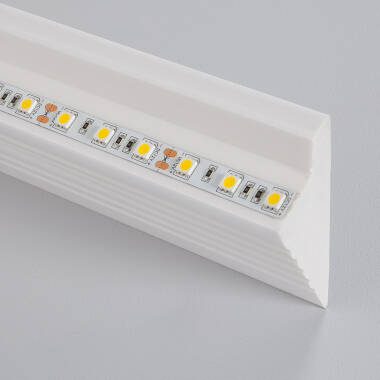 2m Modern Diagonal Coving for LED Strips