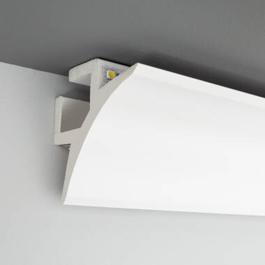 2m Arch Coving for Double LED Strip