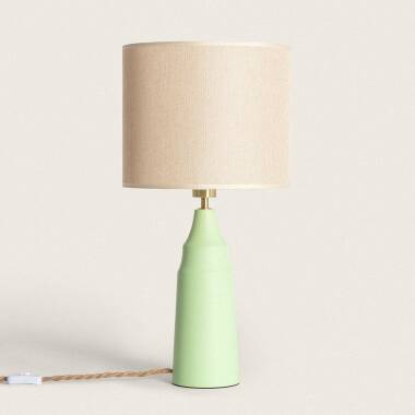 Product of Muka Metal & Fabric Table Lamp 