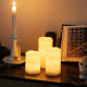 Product of Pack of 3u LED Natural Wax Candle 