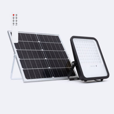 LED  Fluter Solar Außen Nurda 25W 2700 lm IP65 mit Fernbedienung