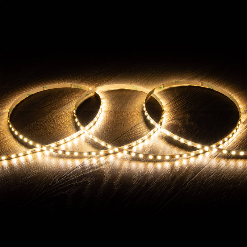 Product van LED Strip 24V DC SMD2835 120 LED/m 1000 Im/m 5m IP20 Breedte 5 mm Super Smal Knip om de 5 cm