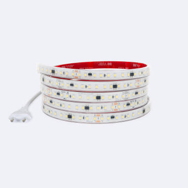 Ruban LED Dimmable 220V SMD2835 Auto-redressée Silicone FLEX 110 LED/m 1150 lm/m Largeur 12 mm IP67 Coupe 10 cm sur Mesure