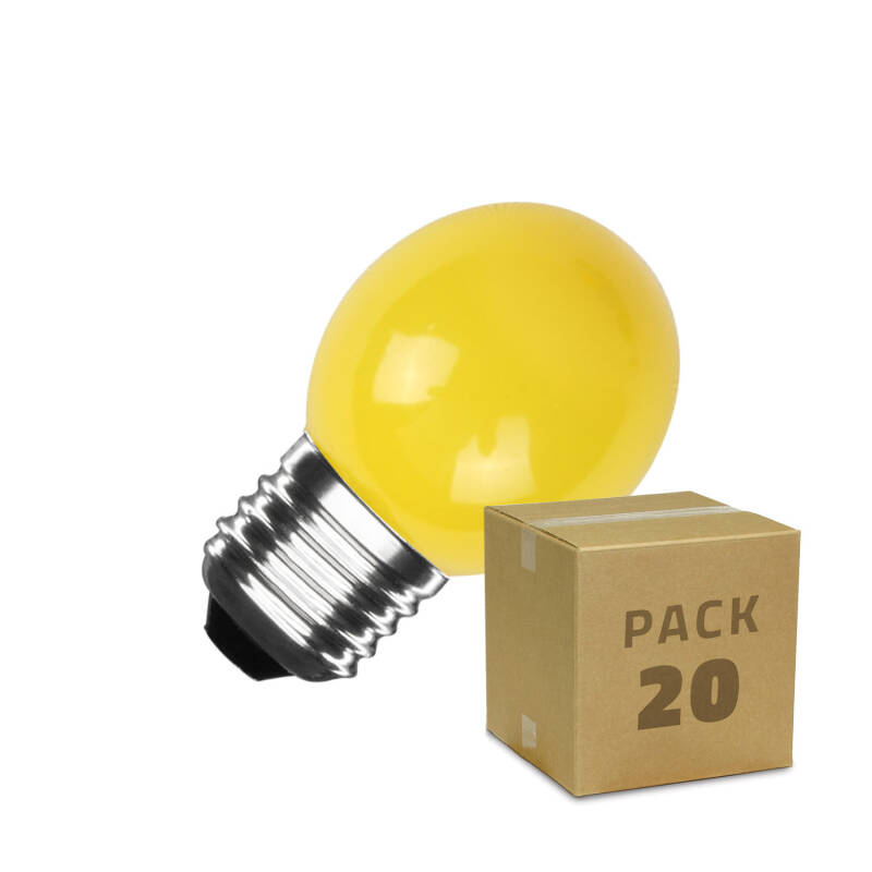 Produit de Pack 20 Ampoules LED E27 3W 300 lm G45 Monochrome