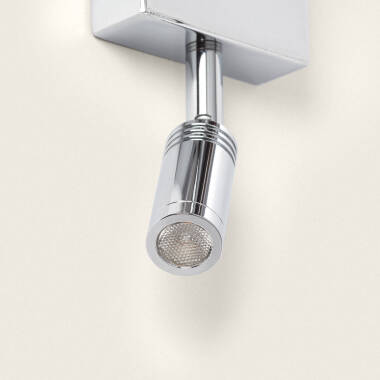 Produkt von Wandleuchte mit Leselicht 2.5W Metall Silver-Teylo Conne