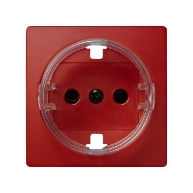 Modulo Copertura con Dispositivo di Sicurezza per Presa Schuko Rosso 73041 SIMON 73 LOFT