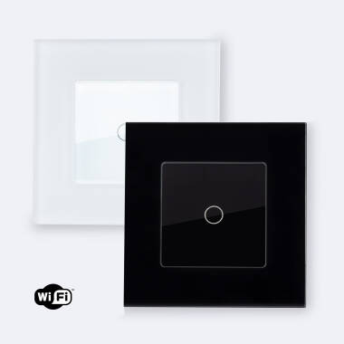 Touch Schakelaar WiFi  Simple met Modern Glazen Frame