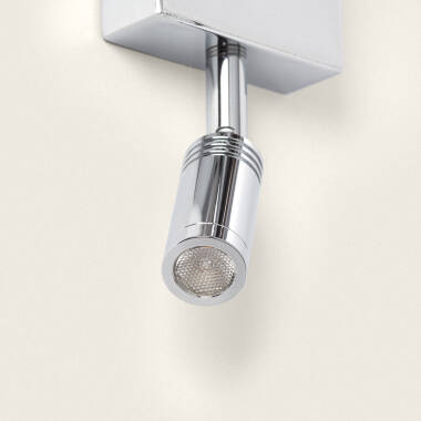 Produkt von Wandleuchte mit Leselicht 2.5W Metall Silver-Teylo