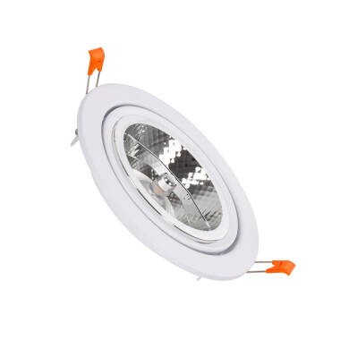 Spot Downlight LED 12 W Orientable Rond AR111 Coupe Ø120 mm