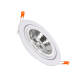 Produit de Spot Downlight LED 12 W Orientable Rond AR111 Coupe Ø120 mm