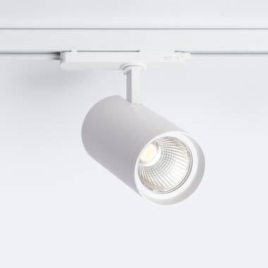 Spot LED sur Rail Triphasé 40W d'Angelo Blanc PHILIPS Xitanium 5000K 50º