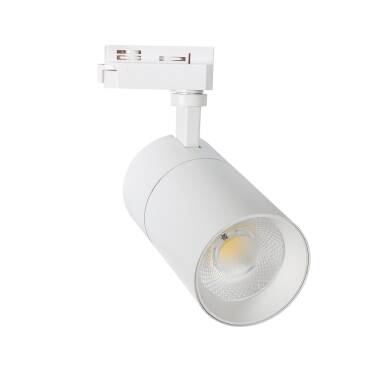 Spotlight Mallet Wit LED 30W Dimbaar voor Eenfasige Rail UGR 15 