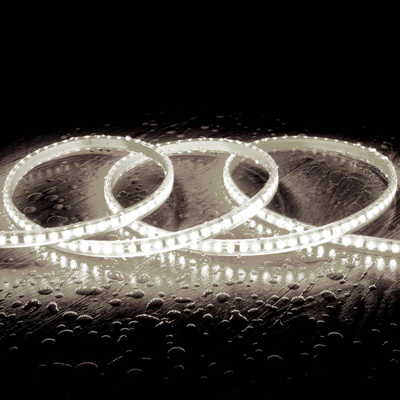 Product of Custom Length 220V Dimmable Autorectified SMD2835 LED Strip 120LED/m 1000lm/m 12mm Wide Cut at Every 10cm IP65