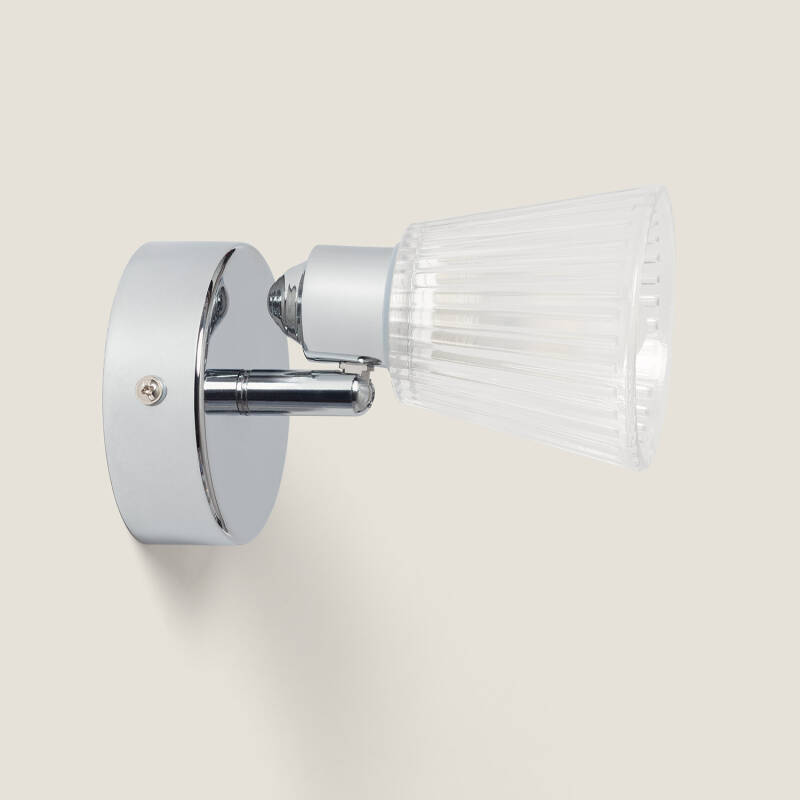 Product of Rain 1 Spotlight Chrome Wall Lamp for Bathrooms