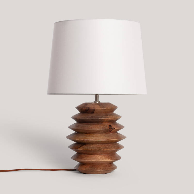 Produkt von Tischlampe Holz Vihaan ILUZZIA