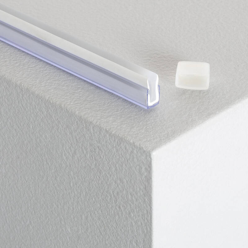 Produit de Profilé Polycarbonate pour Ruban Néon LED 24V DC