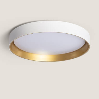 Plafonnier LED Rond Métal 30W CCT Sélectionnable Big Broadwey Ø550 mm