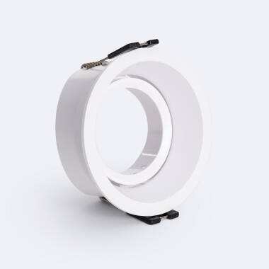 Suefix Round Tilting Downlight Ring for GU10 / GU5.3 LED Bulbs with Ø75 mm Cut Out