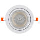 Produit de Spot Downlight LED 12 W Orientable Rond AR111 Coupe Ø120 mm