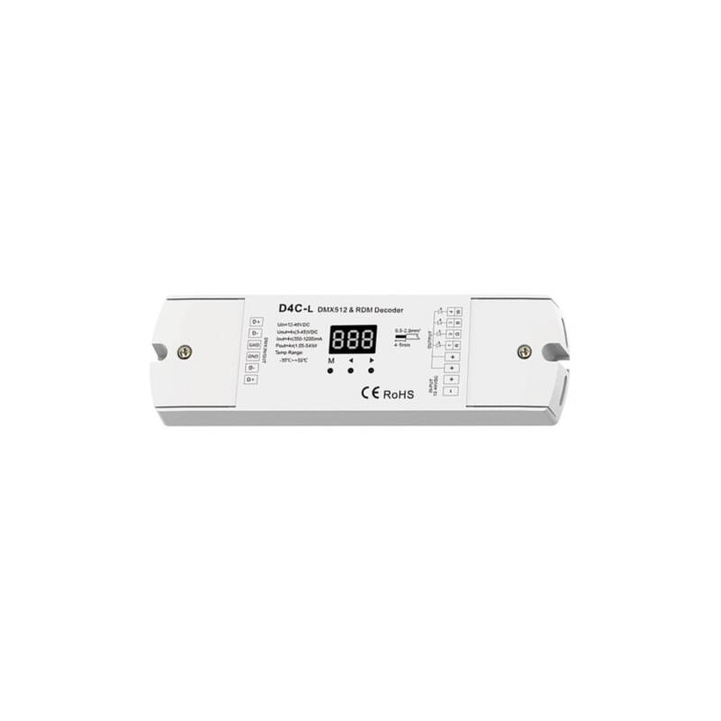 Prodotto da Decodificatore DMX512 & RDM 12-48V DC 350-1200mA 4 Canali